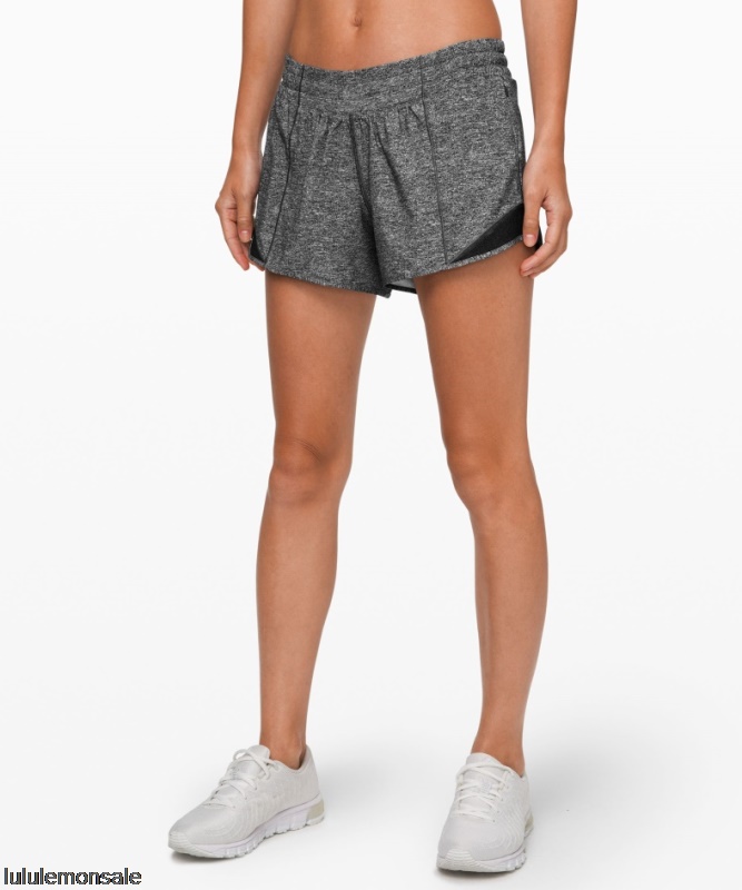Lululemon Damen DELULU280 | Lululemon Deutschland Heather Lux Multi Black Hotty Hot Low-rise Lined Short 4